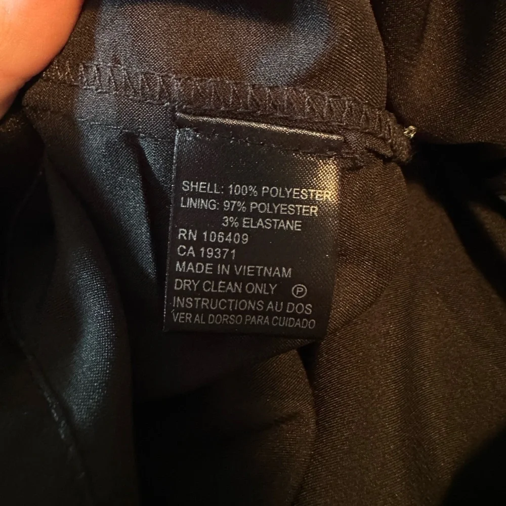 Tahari ASL Black and Gold Floral Dress - Picture 16 of 16